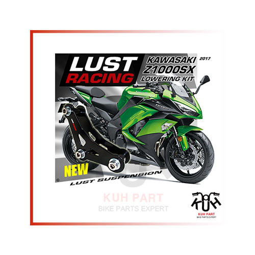 LUST RACING 러스트레이싱 Kawasaki Z1000SX (2017-18) 로우 다운킷 (30mm)