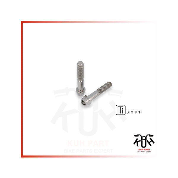 CNC 레이싱 ] 두카티 몬스터821 (2014-19) Screws Front brake caliper set M10x1.25x60 (2 pcs) - Titanium KV355