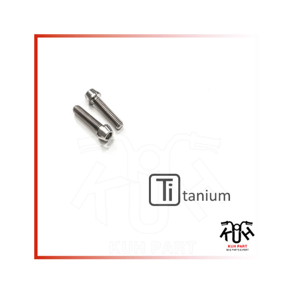 CNC 레이싱 ] 두카티 XDIAVEL (2016-) BREMBO MASTER CYLINDER CLAMP CNC Racing screw set (2 pcs) - Titanium KV428X