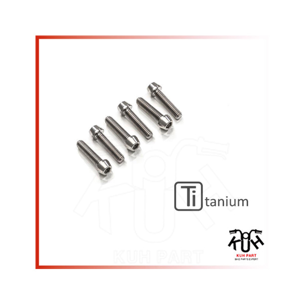 CNC 레이싱 ] 두카티 XDIAVEL (2016-) Bottom triple clamp screw kit - Titanium KV391X