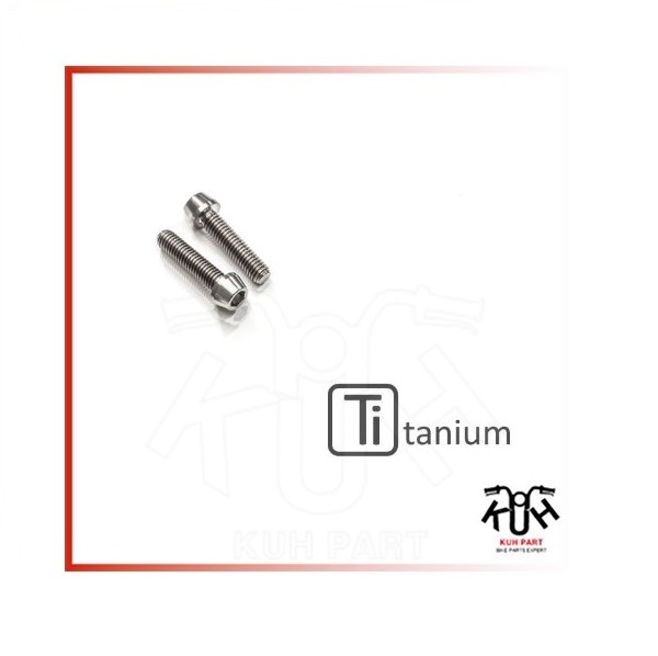 CNC 레이싱 ] 두카티 디아벨1260/S (2019-) BREMBO MASTER CYLINDER CLAMP CNC Racing screw set (2 pcs) - Titanium KV427X